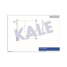 KALE OTO Radyatör 342530 Klima Radyatörü İx55 Veracruz