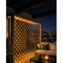 3x3 Metre Led Işık Ağı İç Ve Dış Mekân Kullanımı Diğer