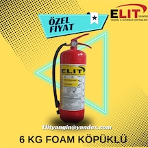 6 Kg Foam Köpüklü Yangın Söndürme Tüpü