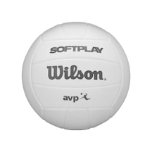 Wilson Avp Soft Play Vb White Of Plaj Voleybol Topu Wv4007201xbof Sarı - Mavi