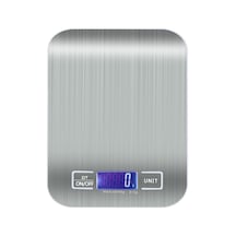 Yaozixa Mutfak Dijital Terazi, 10kg Hassas Ölçüm, 304 Paslanmaz Çelik Platform, Lcd Işıklı Ekran, Peeling Fonksiyonu, 2 Adet Aaa Pil İçerir Çok Renkli