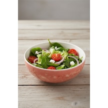 Coupe Shape Rosa Kase 18 Cm Şık Ve Modern Porselen Kase Krem