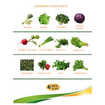 Sebze Tohumu - Ekonomik Sebze Yetiştirme Paketi - 3 1 Adet