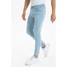Pause Denim Erkek Slim Fit Jean Pantolon-7196 Buz Mavi