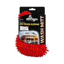 Ebrayn Su Geçirmez İç Astarlı Mikrofiber Oto Yıkama Eldiveni - Şönil Dokulu Çizmez Wash Mitt
