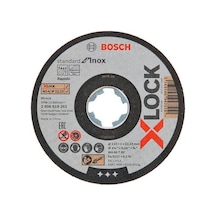Bosch X-Lock 115x1 Standard For Inox Rapido Düz Kesici Disk