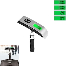 Zhibo Dijital El Bagaj Bavul Tartısı Seyahat Çantası Valiz Vb. Kantarı Fonksiyonlu Terazi Max 50 Kg