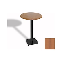 Bistro Masa Tokyo Esb - Werzalit, Wermodin Ve Allzalit Tabla 70 Cm Çap - Koyu Ahşap Çok Renkli