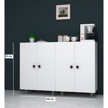 Çok Amaçlı Dolap Kiler / Banyo/ Mutfak Dolabı 140 Cm Suntalam