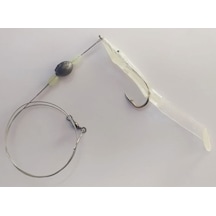 Levrek Lüfer Avcısı Çelik Telli Silikon Balık 11 Cm