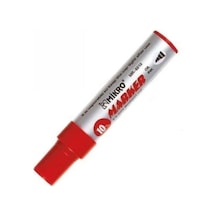 Mikro 10 Mm Kesik Uçlu Permanent Markör Kırmızı 8 Adet Çok Renkli