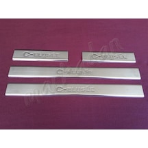 Woc Chrome Citroen C-Elysee Krom Kapı Eşiği 2012 Sonrası 4 Parça