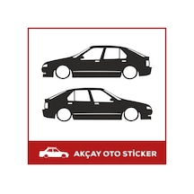 Renault 19 Sticker Renault 19 Gölge Oto Sticker Araç Sticker