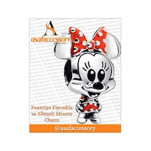 Minnie Mouse Charm Asafaccessory Kırmızı
