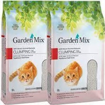 Gardenmix Bentonit Parfümsüz İnce Taneli Kedi Kumu 10 Lt 2 Adet