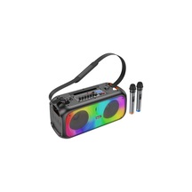 Hoco Bs54 Party Çift Mikrofonlu Bluetooth Rgb Kablosuz Hoparlör -