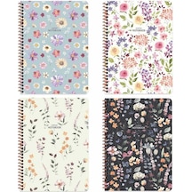 Keskin Çiçek Defter Karton Spiralli 385341