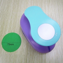 Yuvarlak Embosser Çocuk El Aletleri, Renk Rastgele Teslimat, Stil: 8830 75mm