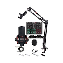 Midex Gmx-1 Record Set Condenser Mikrofon Ses Kartı Canlı Yayın
