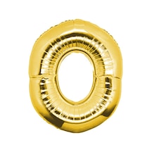 Gold Folyo Balon 0 Rakamı 100 CM