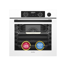Simfer 8245 11 Fonksiyon Steam Master Ankastre Fırın Beyaz Cam Dijital