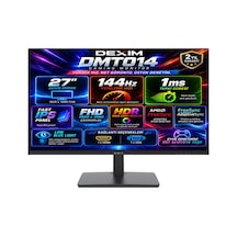 Dexim Dmt014 27" 1ms 144hz Hdmı+vga Hdr Low Blue Light Freesync Fast Ips Fhd 1920x1080 Gaming Monitör