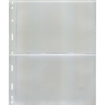 Kağıt Para Sayfası İki Bölmeli Şeffaf - 10 Adetlik Paket