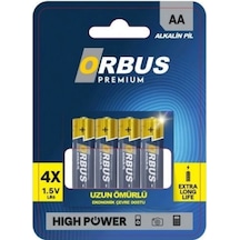 Orbus Lr6 Alkalin Aa Kalem Pil 4'lü Blaster