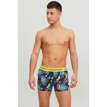 Jack & Jones Jack &Amp Jones Jacflower Bırd Trunks 3 P Mavi Erkek Boxer 000000000101561496