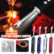 Mum Çakmak Şarjlı Çakmak Elektrikli Çakmak Şarjlı Alevsiz Çok Renkli