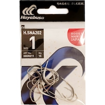 Hayabusa Hsna 202 Dövme Canlı Yem İğnesi 15li Paket Nikel - No-6 6 Numara