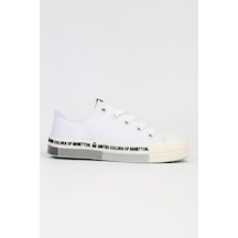United Colors Of Benetton Benetton Bn-70019 - 3409 Beyaz Siyah-çocuk Spor Ayakkabı 001