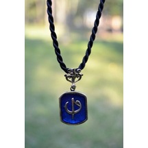 Stoneage Jewellery Elif Ve Vav Figürlü Kadın Kolye
