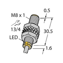 Turck 4602901 Bı2-m08-ap6x Endüktif Sensör Artırılmış Anahtarlama Mesafesi İle