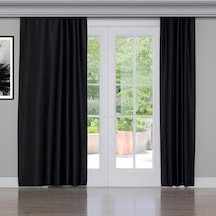 Fabric Design Blackout Siyah Karartma Özellikli Fon Perde 100 X 260 Standart