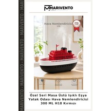 Özel Seri Masa Üstü Işıklı Eşya Yatak Odası Hava Nemlendiricisi 300 Ml H18 Kırmızı