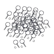 Suntek 100x Bölünmüş Anahtarlık Halkası Zincir Dekorasyonlu