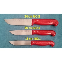 24-20-18 CM Üçlü Set Meşhur Maraş Üzüm Bıçağı Kasap-Mutfak Bıçak
