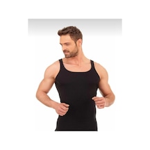 Berrak Erkek Beyaz 6"lı Ince Askılı Fitilli Kaşkorse Atlet 1044 001