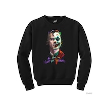 Joker All Have Are Negatıve Thoughts Siyah Sweatshirt Siyah