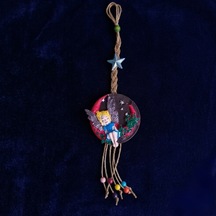 Melek Figürlü Dekoratif Ay Süsü O283 8 Cm