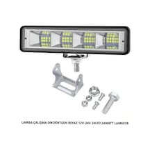 Seyyar Çalışma Lambası 24 Led Dikdörtgen Beyaz 12v 24v Onkar Otk-24397