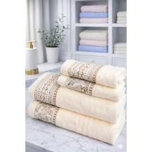 Özdilek But Dream Best Set Hamam Takımı Krem-krem Bej Çok Renkli Özdilek But Dream Best Set Hamam Takımı Krem-krem Bej Çok Renkli