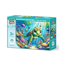 Art Çocuk Sevimli Deniz Kaplumbağası 25 Parça Puzzle