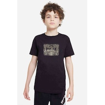 Pantera Logo Baskılı Unisex Çocuk Siyah T-Shirt