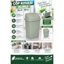 Çöp Kovası Klikli No:4 30 Lt