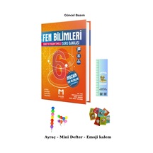 Mozaik 6. Sınıf Fen Bilimleri Soru Bankası 2025 Emoji - Mini Defter-tırtıl A.