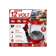 Su Isıtıcı 12v Şahika Thermo Otomatik Termostat 750ml