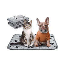 Tr Yıkanabilir Köpek Çiş Pedleri 45,7 X 60 Cm, Yeniden Kullanılabilir Köpek Eğitim Pedleri Kaymaz Su Geçirmez La