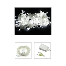 Beyaz 10 Metre Dekor Led - 100 Ledli 10 Metre Dekor Led - Yılbaşı Çam Ağacı Ledi - Led Işık Beyaz